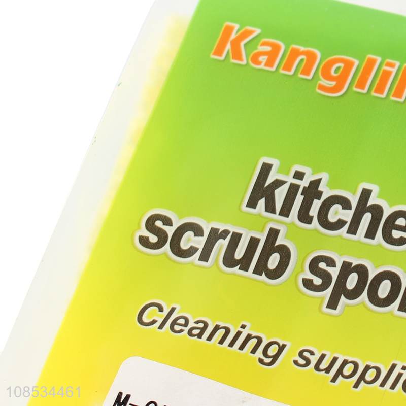 Popular products kitchen supplies cleaning sponge scouring pad