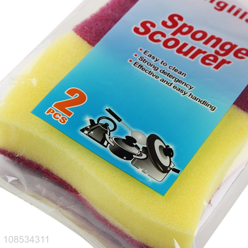 Yiwu factory household cleaning tool sponge scouring pad