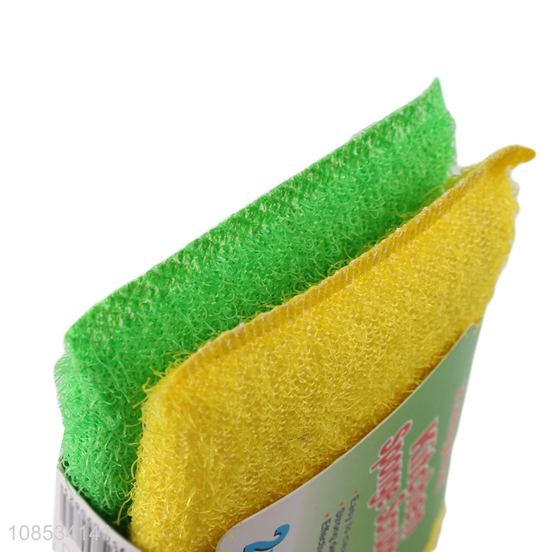 Top quality kitchen cleaning strong detergency sponge scrubbers