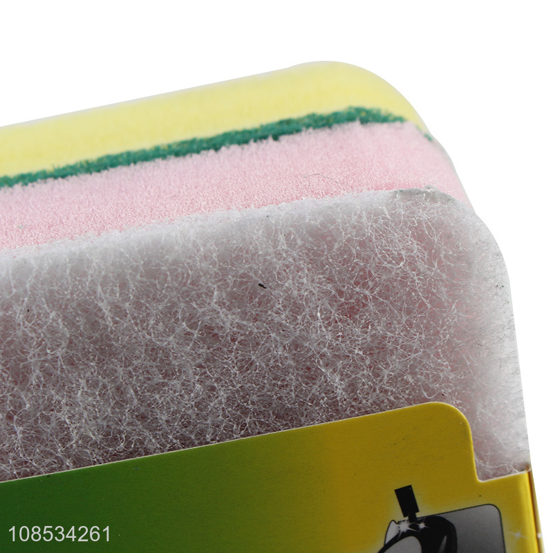 Factory supply kitchen cleaning sponge scouring pad for sale