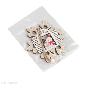 High quality wooden Christmas tree ornaments holiday decorations