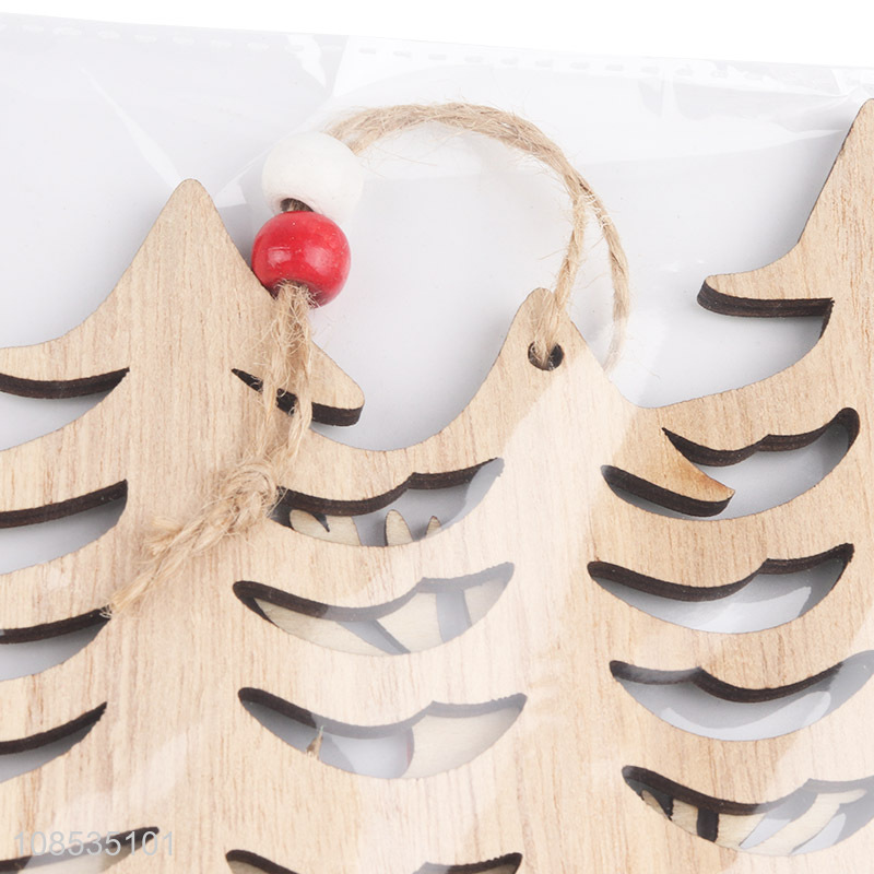 High quality wooden Christmas ornaments Christmas tree decoration