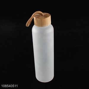 Factory wholesale glass water bottle milk bottle with lids