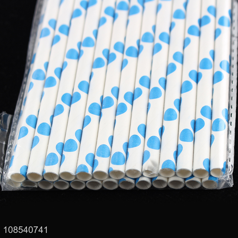 Wholesale diodegradable straws disposable paper straws for drinking