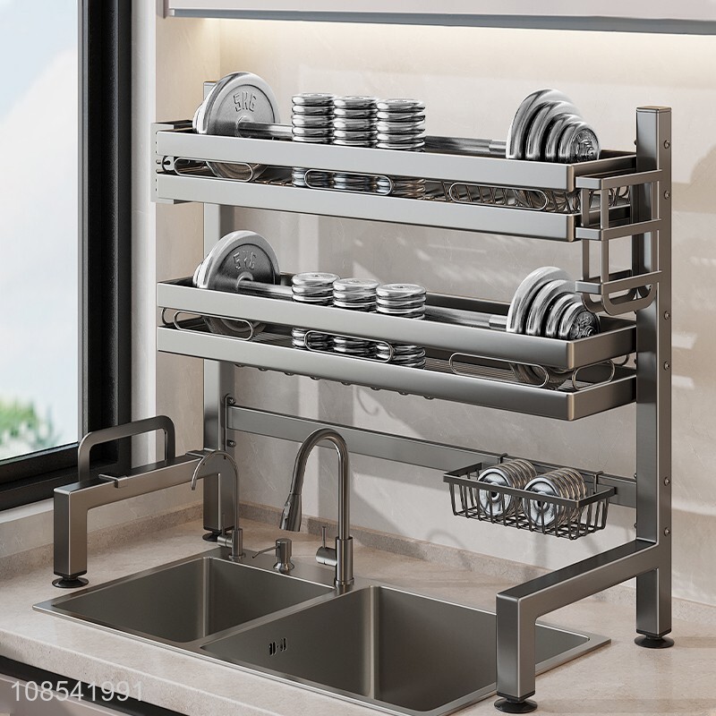 Top quality household kitchen sink shelving for sale