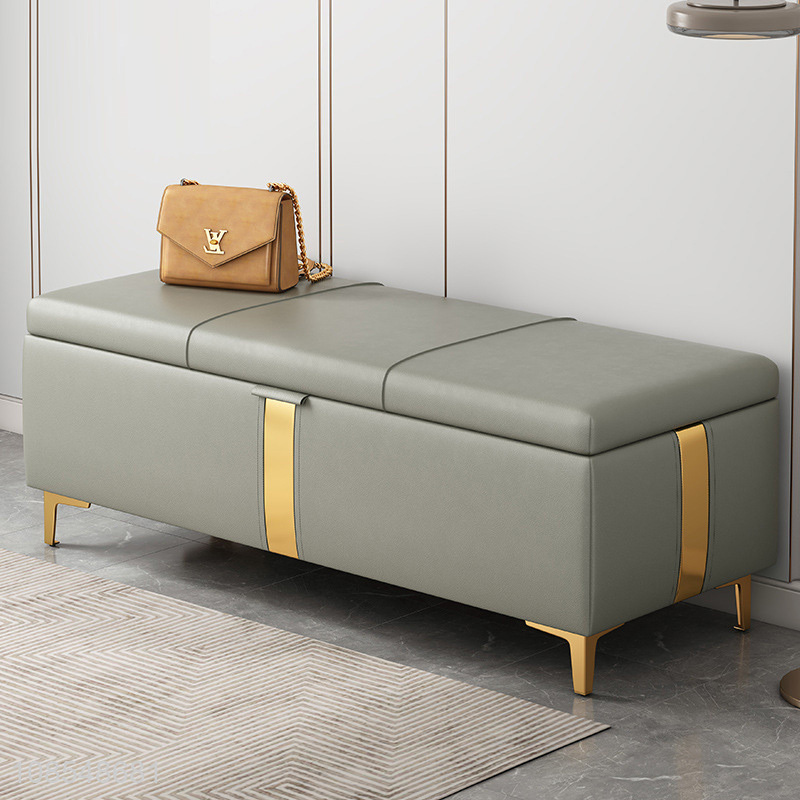 Latest products long storage bench with seating bench seat