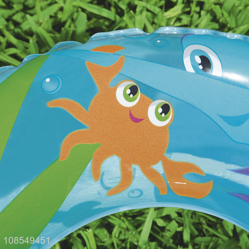 Good quality pvc material inflatable swimming ring for kids
