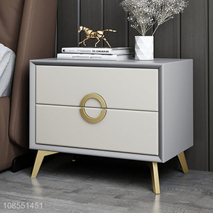 Good selling modern storage wooden cabinet bedroom nightstand