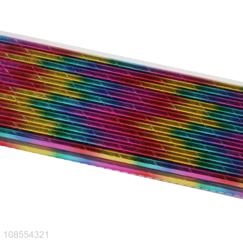 Best selling colourful party straw straw for juice