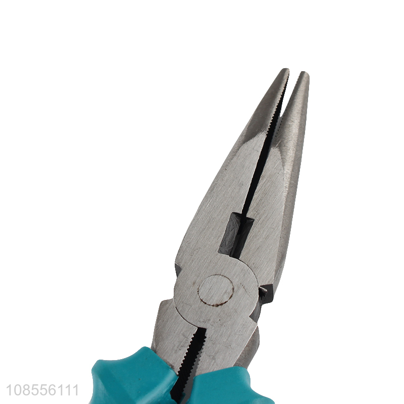 Wholesale 8 inch long-nose pliers needle nose pliers with soft grip