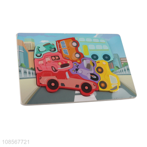 Popular product 3D vehicle jigsaw puzzle for kids age 2-4