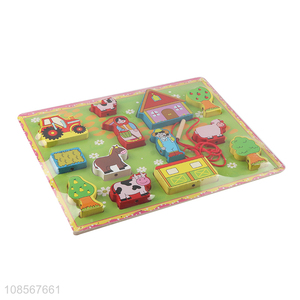 Good quality 3D cartoon puzzle toy early learning toy