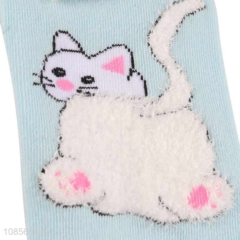 Popular products cartoon pattern cotton breathable socks
