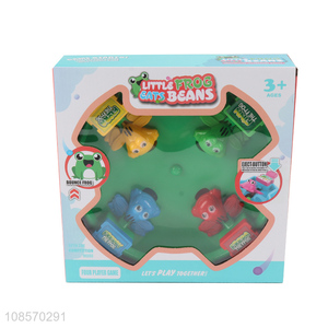 Wholesale educational game toy little frog eats beans for 4-person