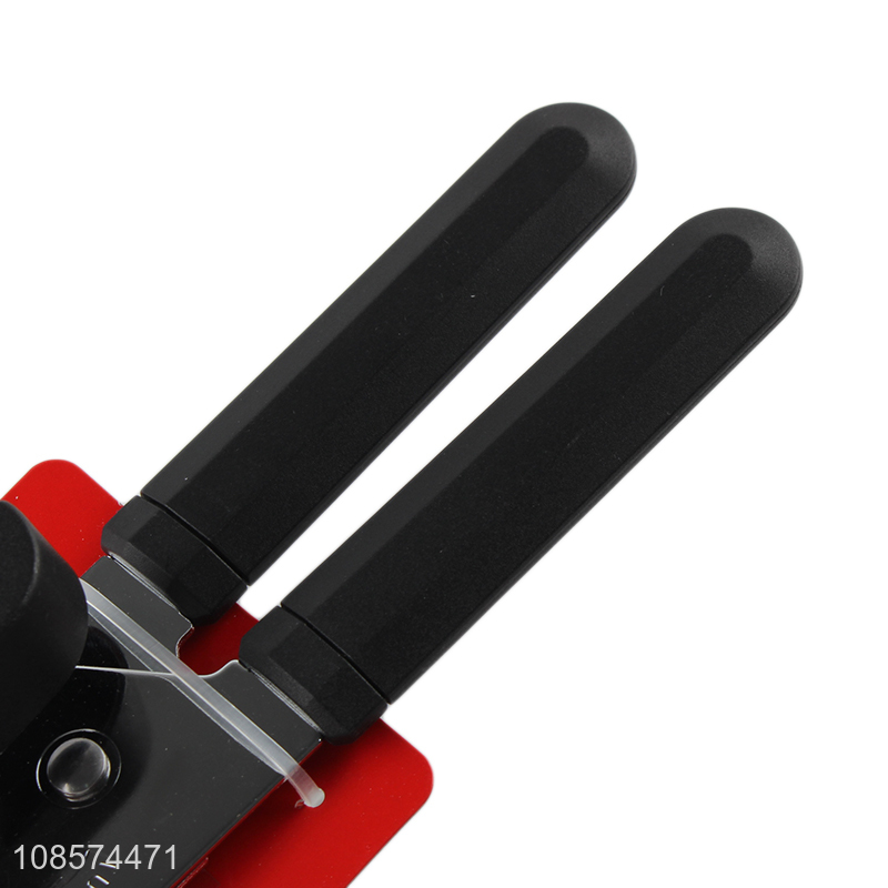 Hot selling stainless steel black cans opener for kitchen