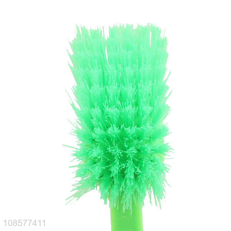 Yiwu market long handle pot dish brush for kitchen cleaning