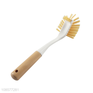 Hot selling long handle pot dish brush for kitchen cleaning