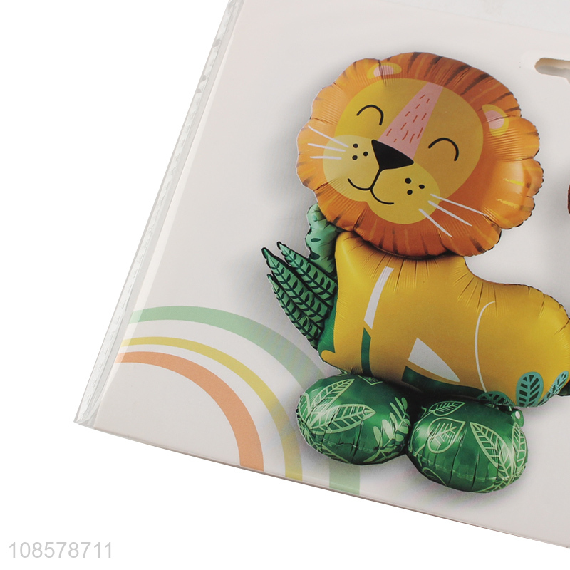 Hot selling lion shape party decoration foil balloon wholesale