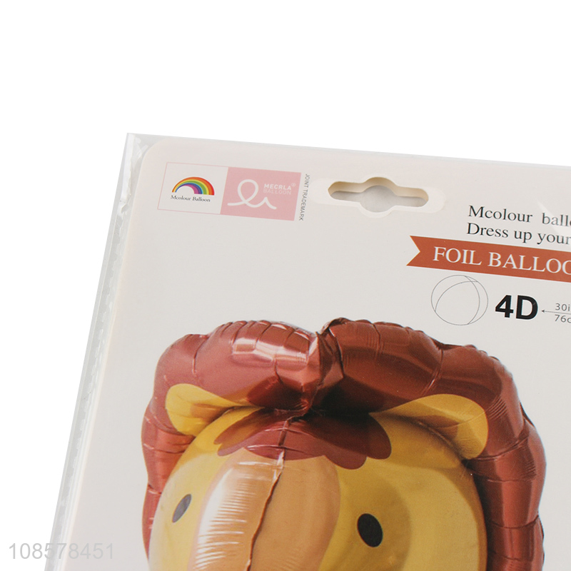 Best selling animal shape cartoon foil balloon wholesale