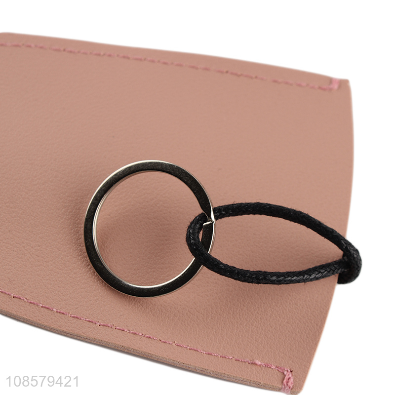 Factory suppl drawstring pu leather key wallet for women girls