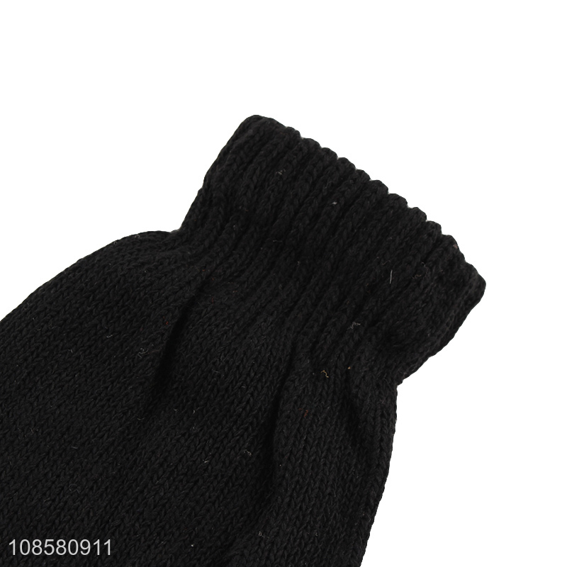 Wholesale winter half finger gloves outdoor riding glove for adult