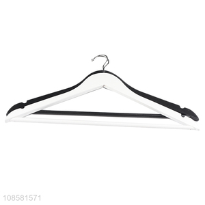 Good quality painted wooden clothes hanger laundry supplies