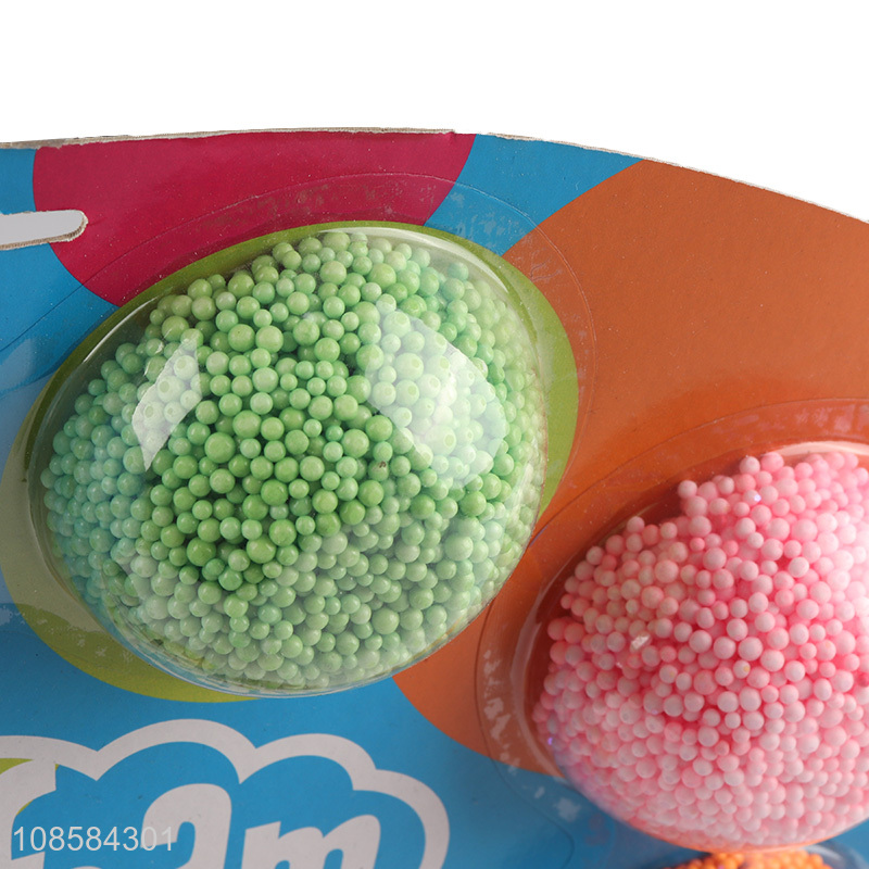 Wholesale 8 colors foam clay set colored clay toy for kids