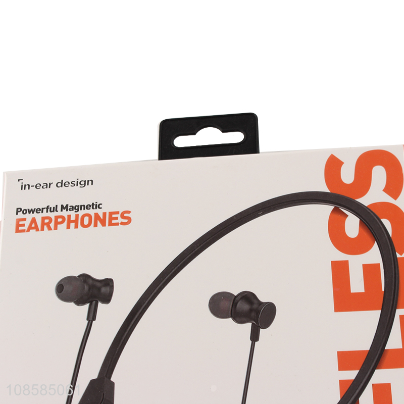 Hot selling powerful magnetic earphones wireless headset wholesale