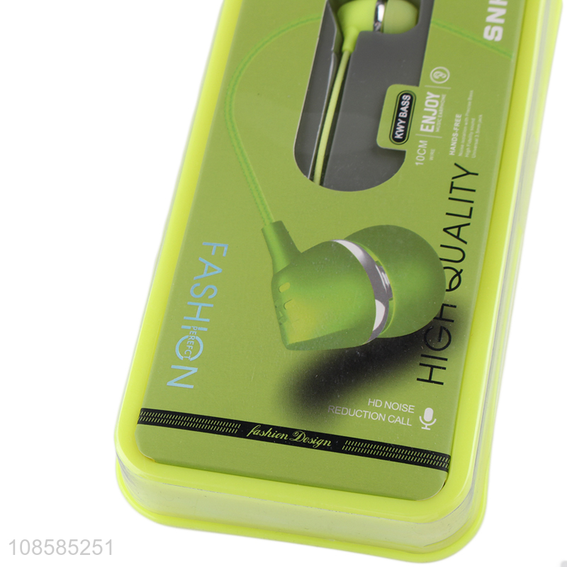 China products daily use wired music headphones with microphone