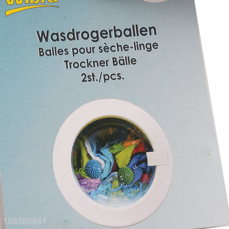 Online wholesale 2 pieces laundry dryer balls washing balls