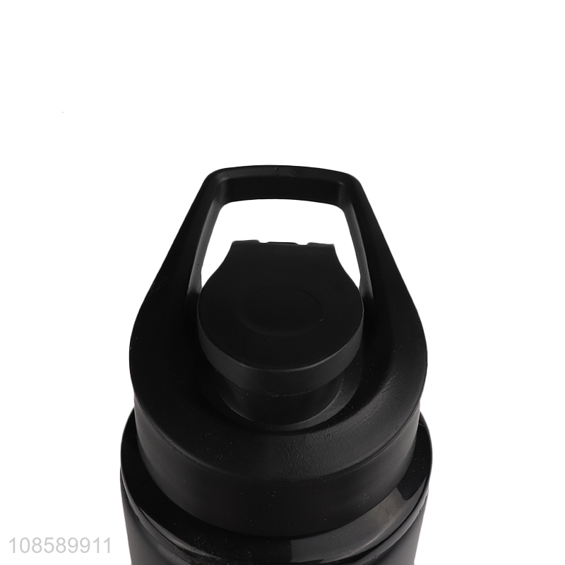 Wholesale custom logo 650ml aluminum sport water bottle with handle