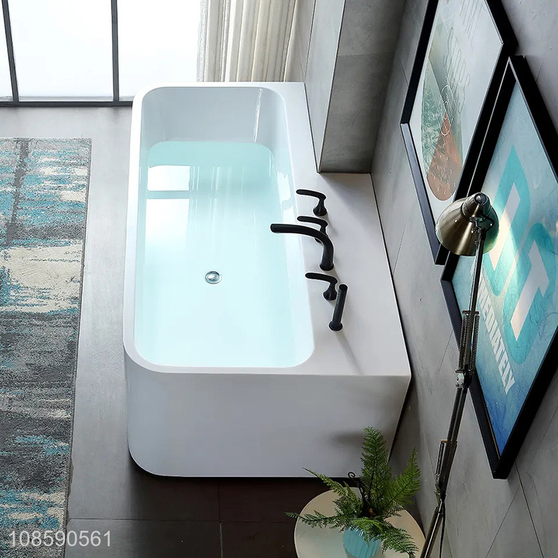 Top quality luxury freestanding acrylic bathtub for home hotel