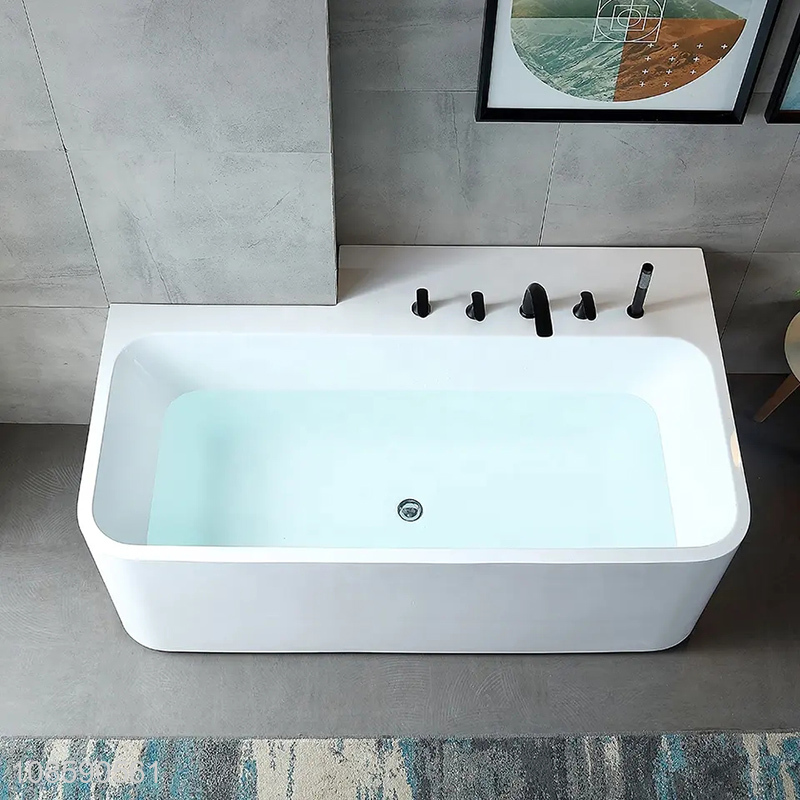 Top quality luxury freestanding acrylic bathtub for home hotel