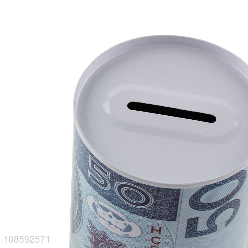 Online wholesale tin piggy bank iron money box for kids