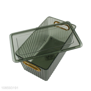 Yiwu market large capacity refrigerator storage box with lid