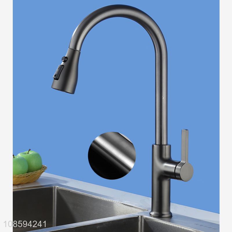 Hot selling brass kitchen faucet mixer tap with pull down sprayer