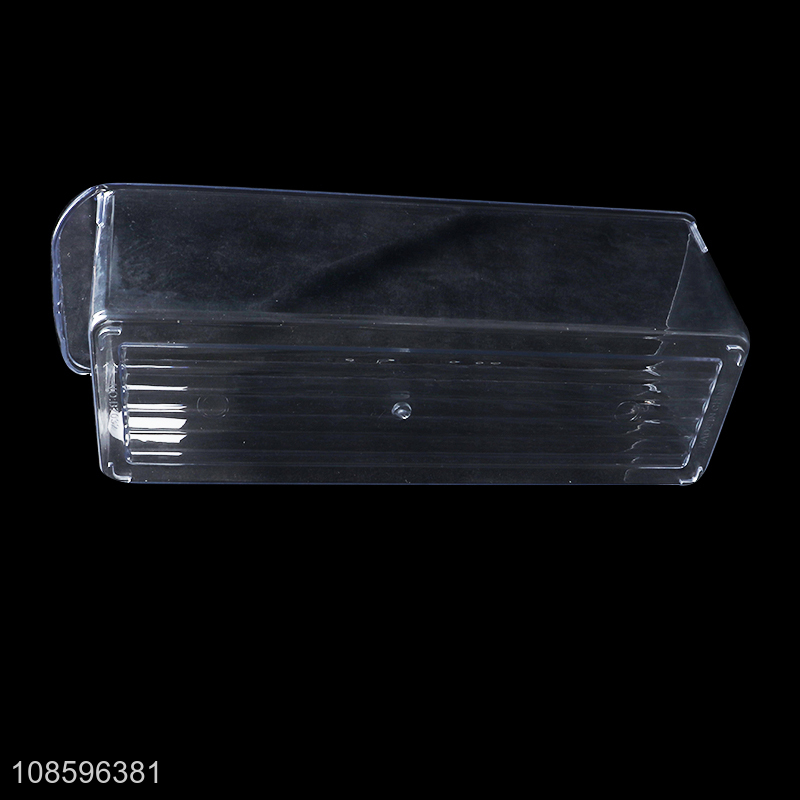 Factory supply stackable plastic refrigerator organizer bin storage box