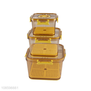 Hot selling household refrigerator food storage box with lids