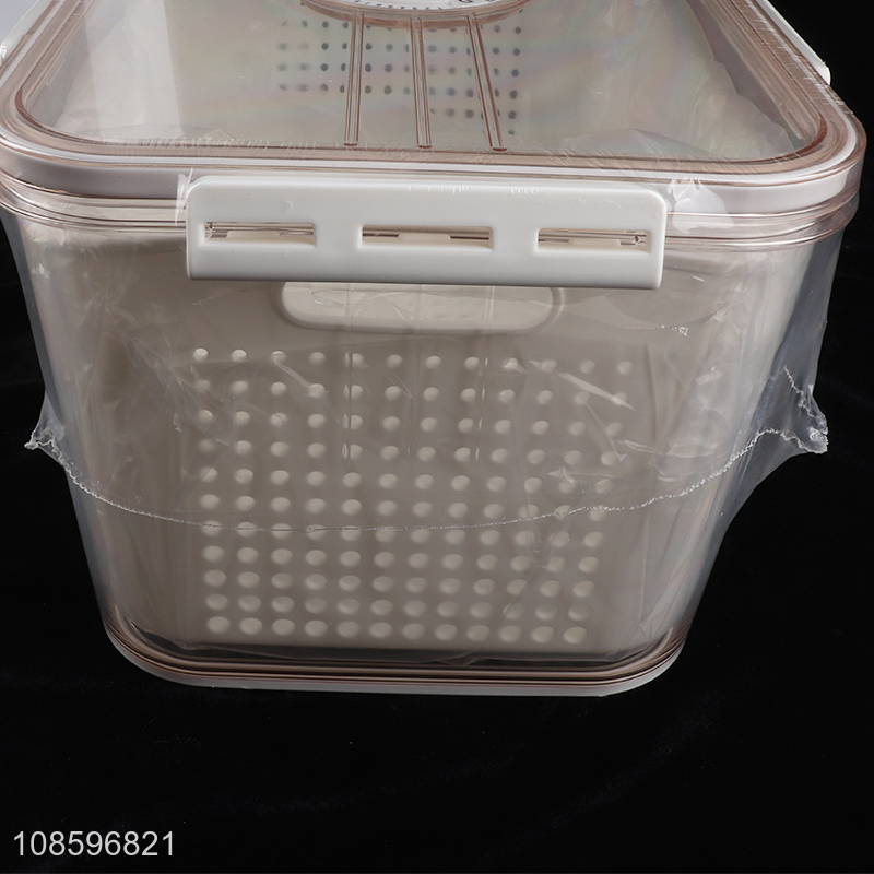 Best selling kitchen vegetable storage baskets fridge storage box