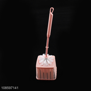 Hot selling plastic bathroom accessories toilet brush wholesale