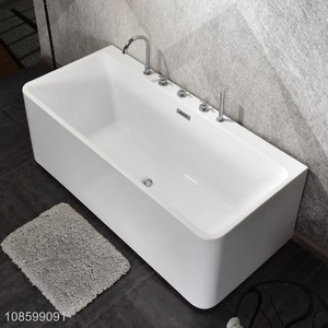 Latest products acrylic bathtub freestanding bathtub for sale