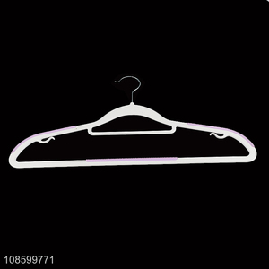 Good quality non-slip heavy duty plastic coat hanger suit hanger