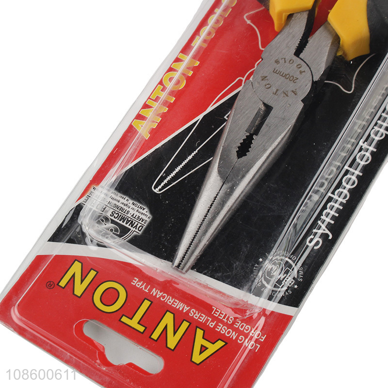 Wholesale 8 inch multi-function long-nose pliers steel hand tools