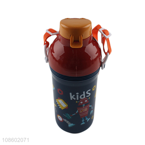 Latest products cartoon portable water bottle plastic water cup