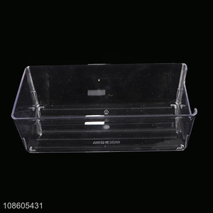 Hot selling clear plastic drawer organizer storage bin for vanity