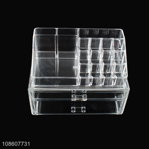 China imports clear acrylic makeup organizer for vanity bathroom