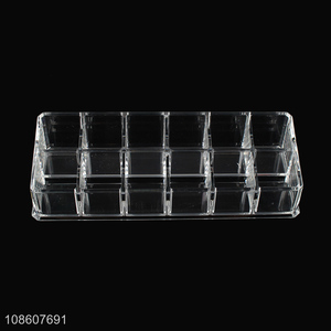 High quality transparent acrylic makeup organizer storage display case