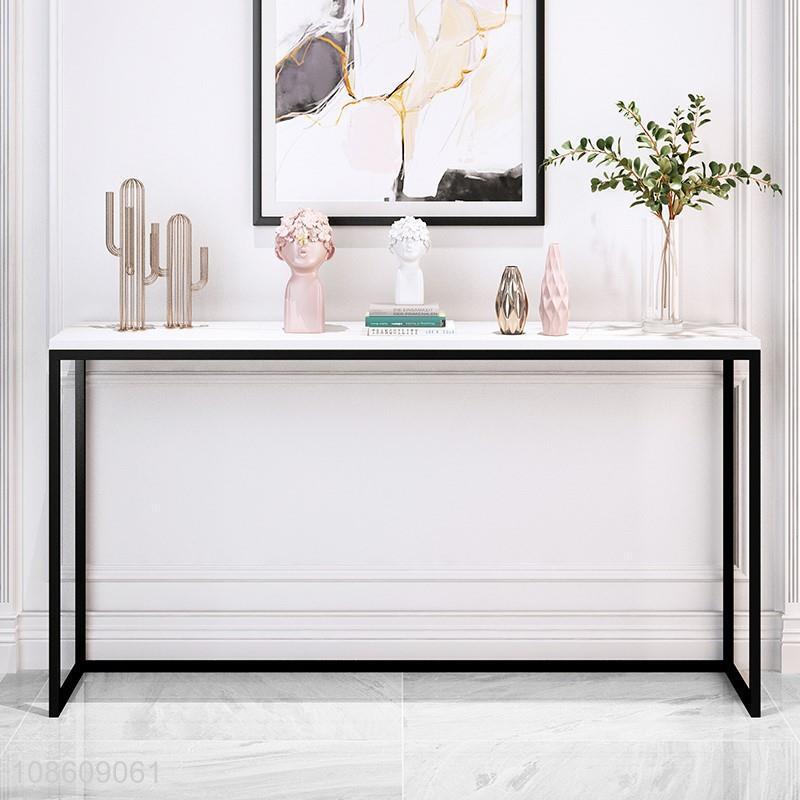 Good price rectangualr marble entryway console table for sale