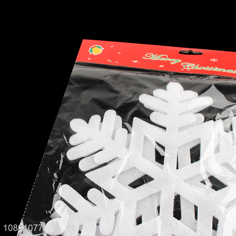 Top products snowflakes shape white christmas tree decoration