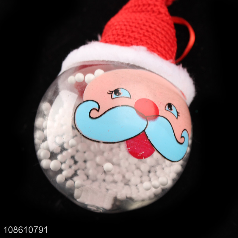 Factory price hanging ornaments Christmas ball decoration with christmas hat